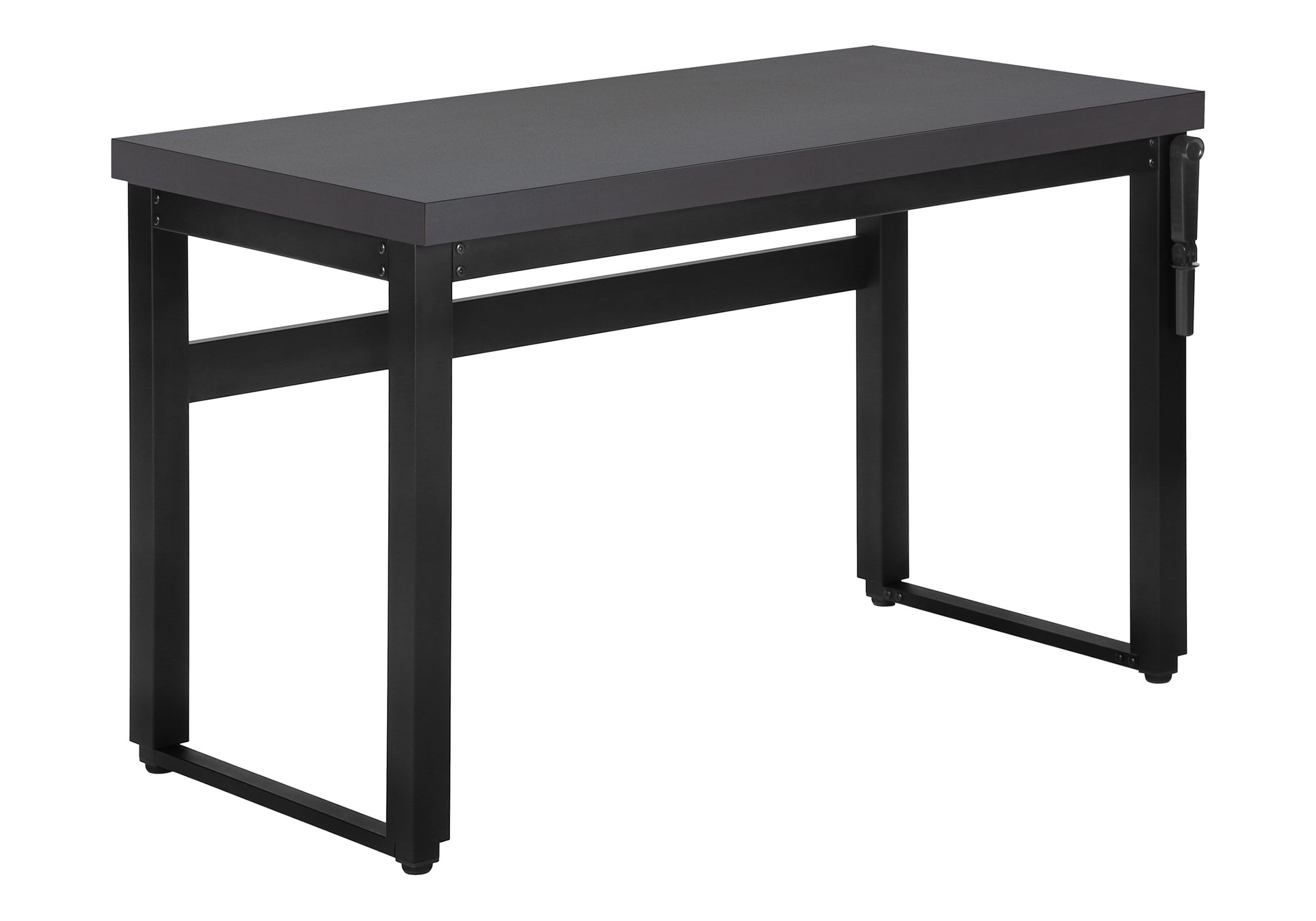 Computer Desk 48"L Height Adjustable Walnut-Computer Desk-DECOROLALA