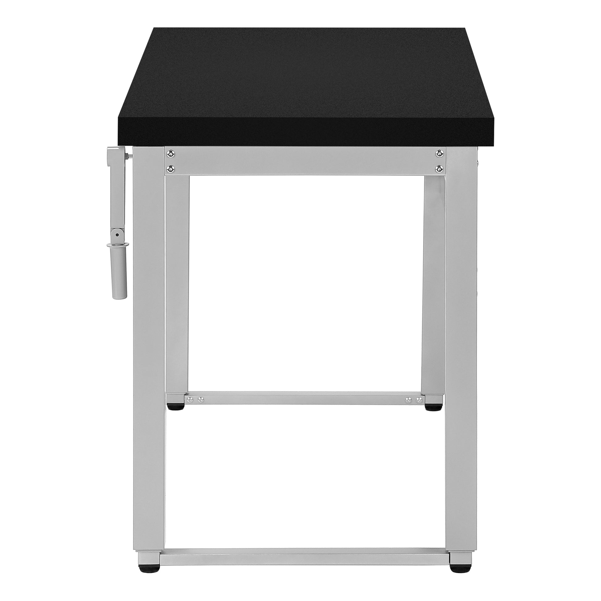 Computer Desk 48"L Height Adjustable Walnut-Computer Desk-DECOROLALA