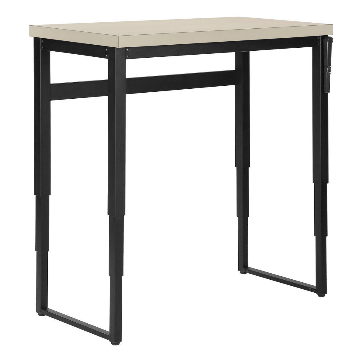Computer Desk 48"L Height Adjustable Walnut-Computer Desks-DECOROLALA