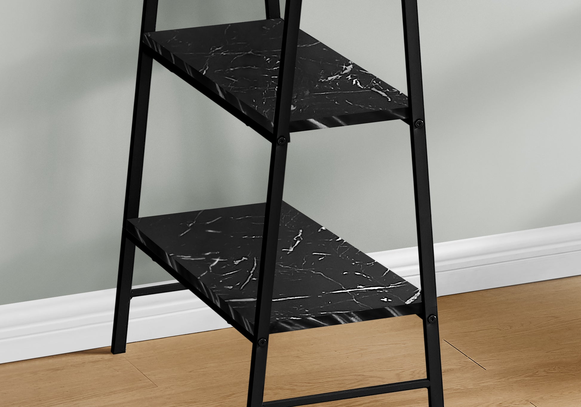 Computer Desk 48"L Industrial White Metal Shelves-Computer Desk-DECOROLALA