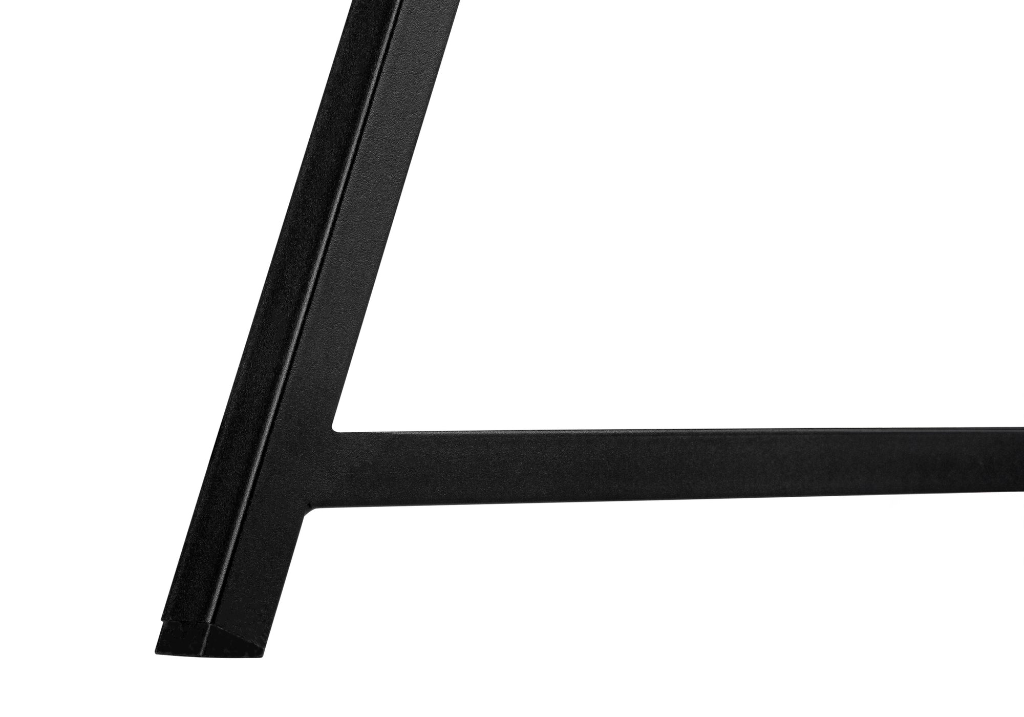 Computer Desk - 48"L / Natural / White Metal-Computer Desk-DECOROLALA