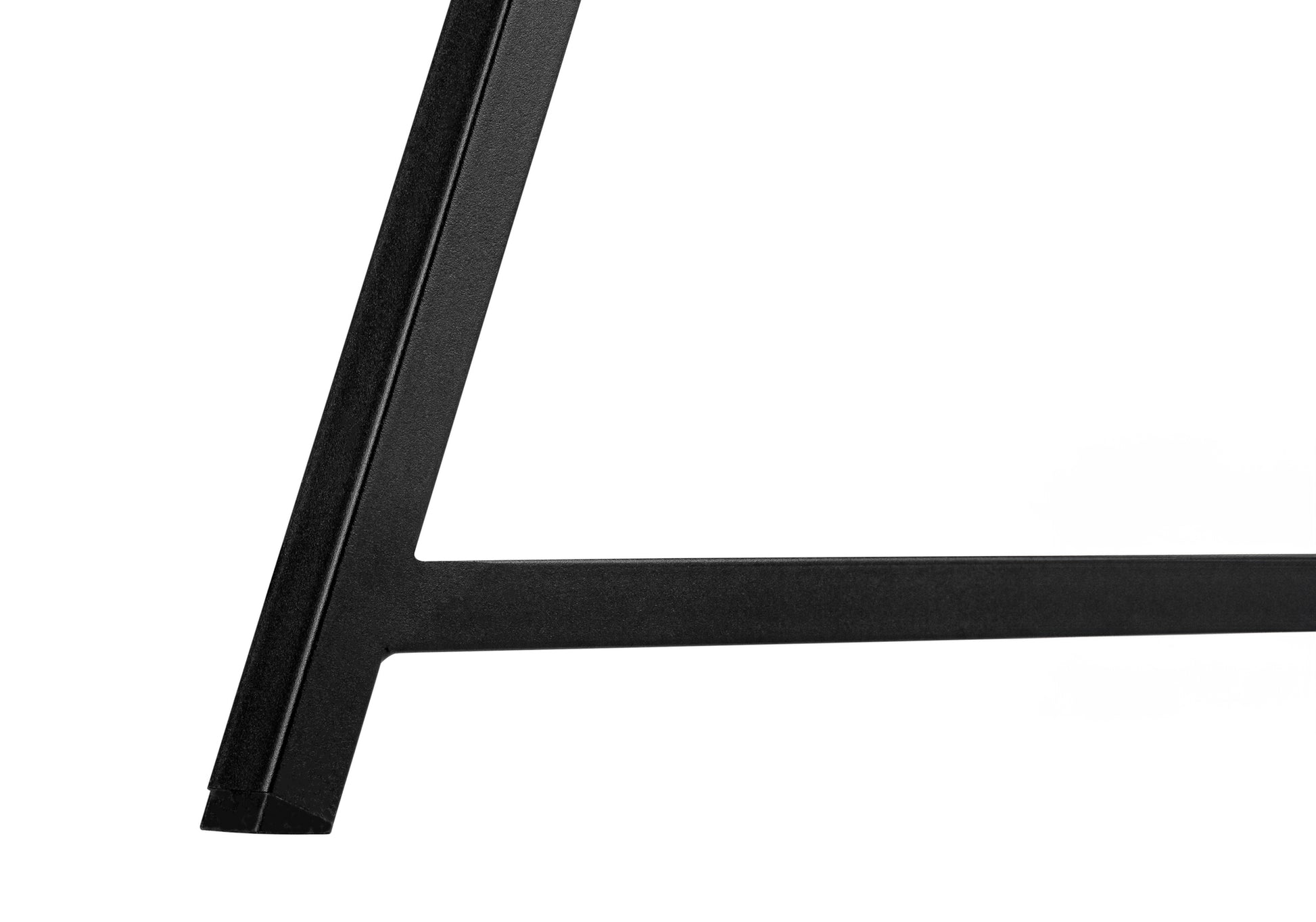 Computer Desk - 48"L / Natural / White Metal-Computer Desk-DECOROLALA