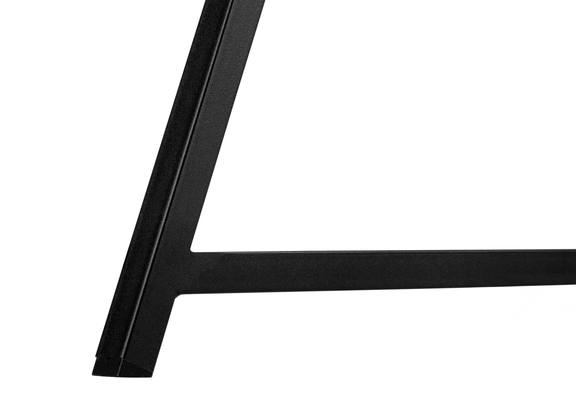 Computer Desk - 48"L / Natural / White Metal-Computer Desk-DECOROLALA