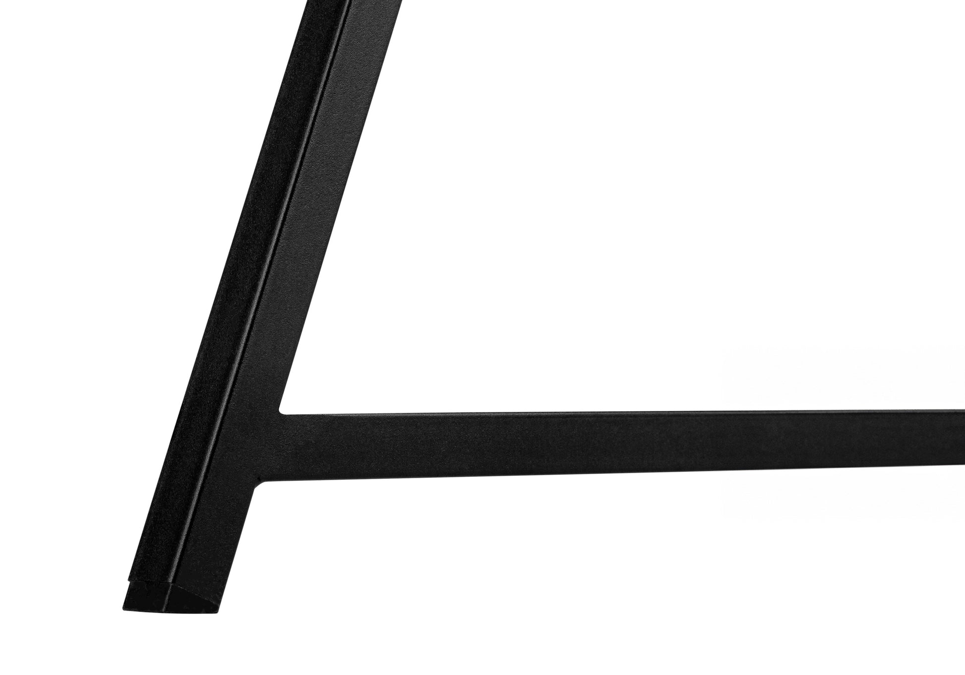 Computer Desk - 48"L / Natural / White Metal-Computer Desk-DECOROLALA