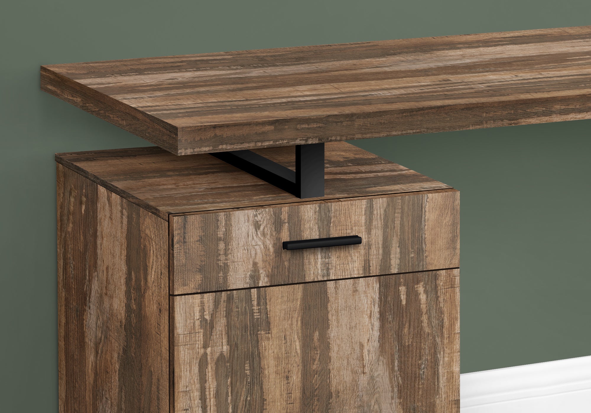 Computer Desk - 48"L / White Left Or Right Facing-Computer Desk-DECOROLALA