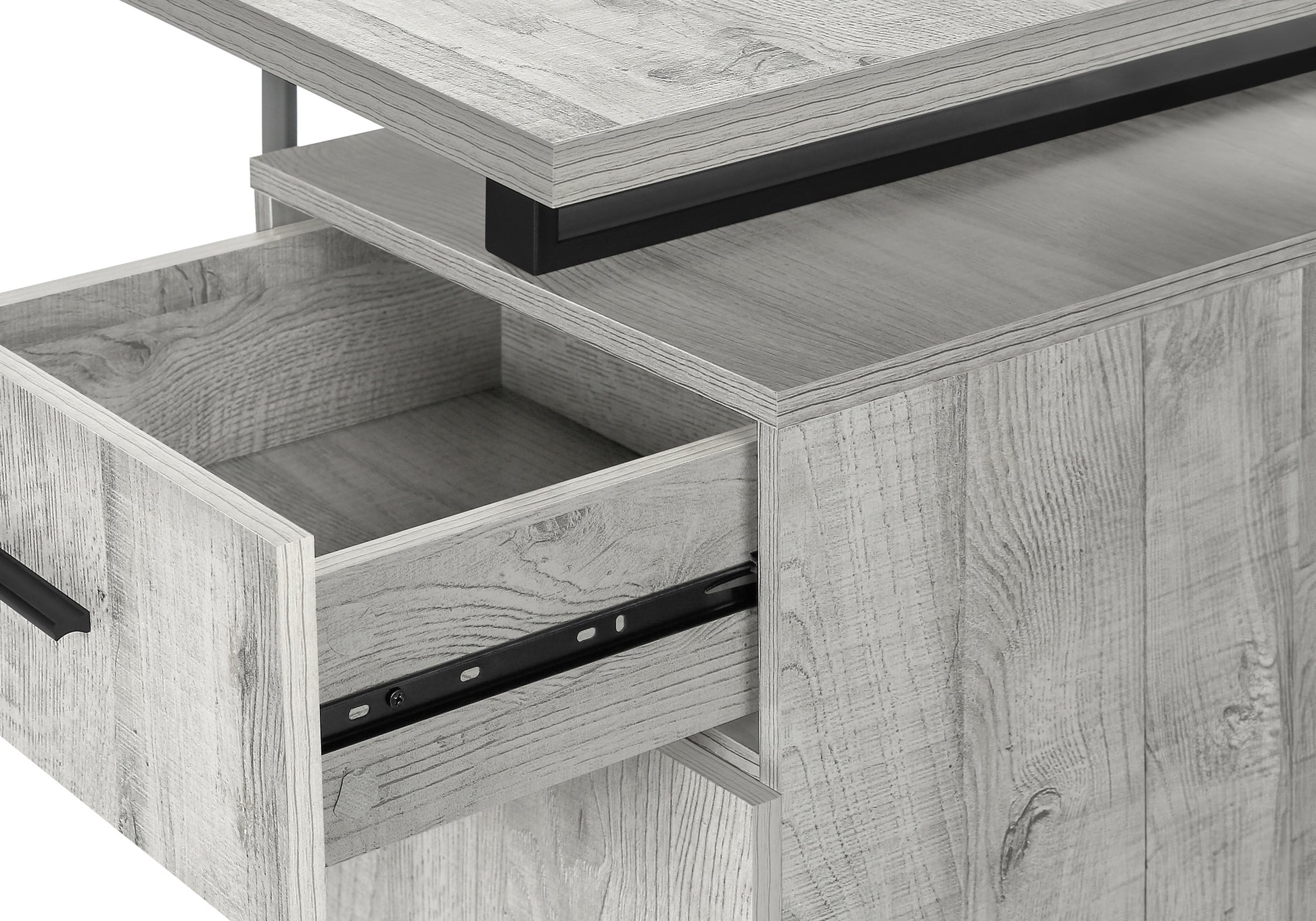 Computer Desk - 48"L / White Left Or Right Facing-Computer Desk-DECOROLALA