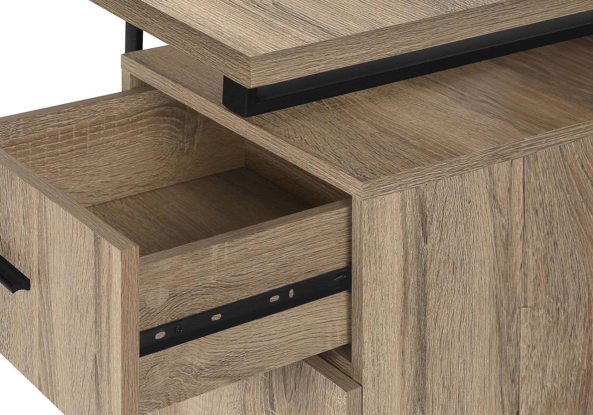 Computer Desk - 48"L / White Left Or Right Facing-Computer Desk-DECOROLALA