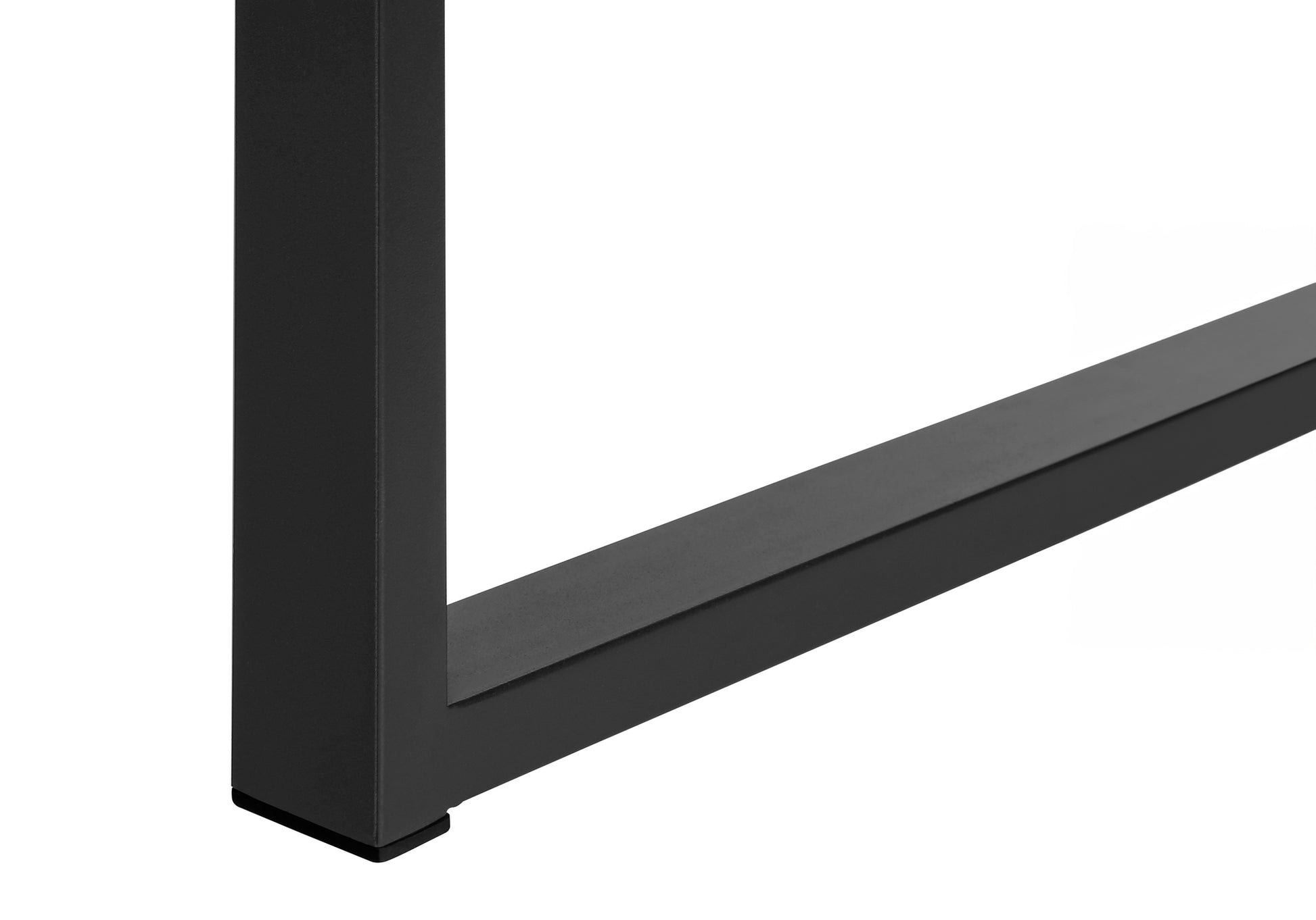 Computer Desk - 48"L / White / Silver Metal-Computer Desk-DECOROLALA