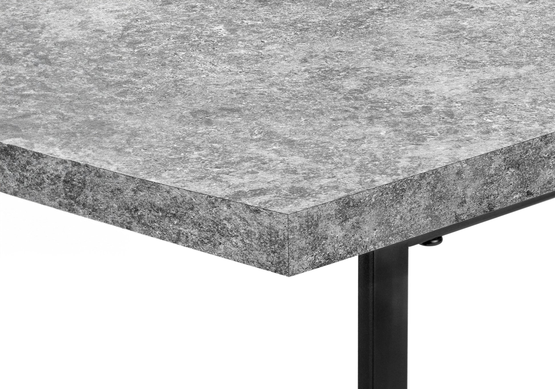 Computer Desk - 48"L / White / White Metal-Computer Desk-DECOROLALA