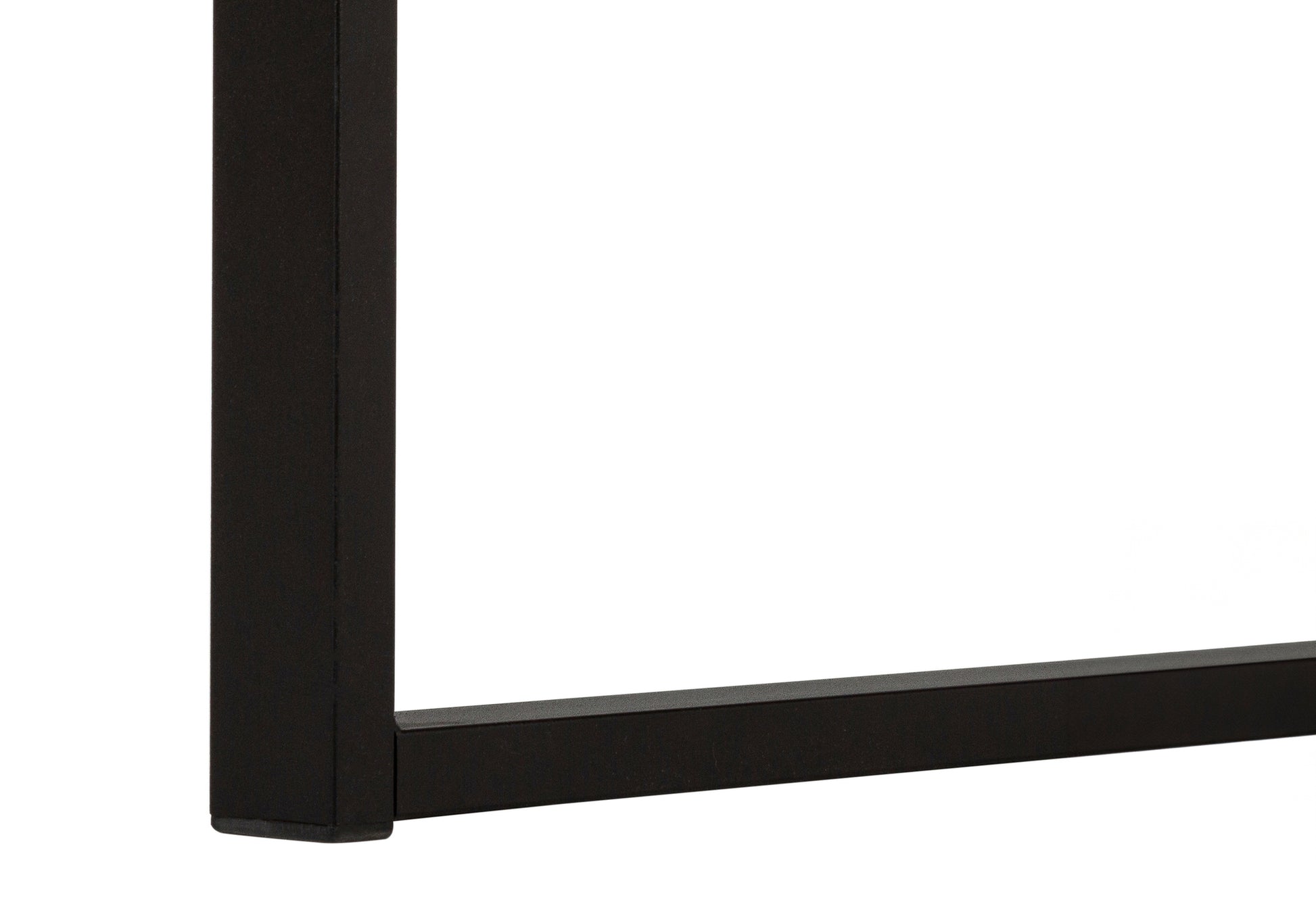 Computer Desk - 60"L / Espresso / Silver Metal-Computer Desk-DECOROLALA