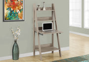 Computer Desk 61"H Ladder Style Taupe-Computer Desk-DECOROLALA