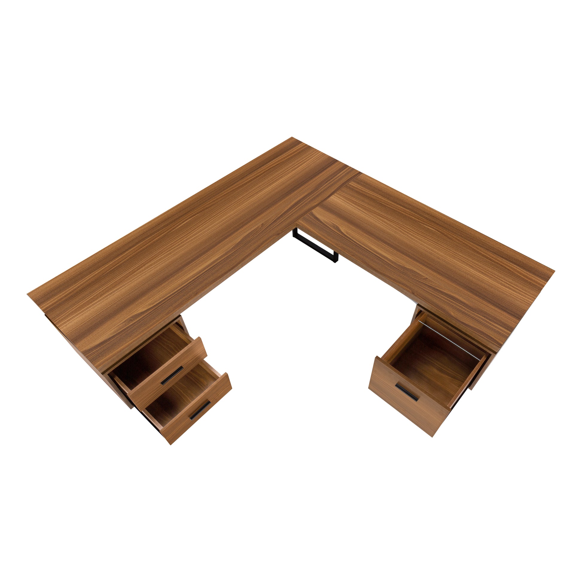 Computer Desk - 70"L / Dark Taupe Left Or Right Facing-Computer Desk-DECOROLALA