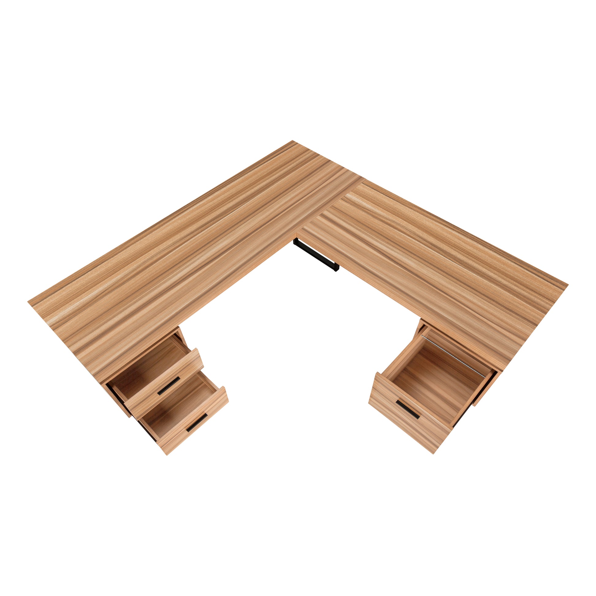 Computer Desk - 70"L / Dark Taupe Left Or Right Facing-Computer Desk-DECOROLALA