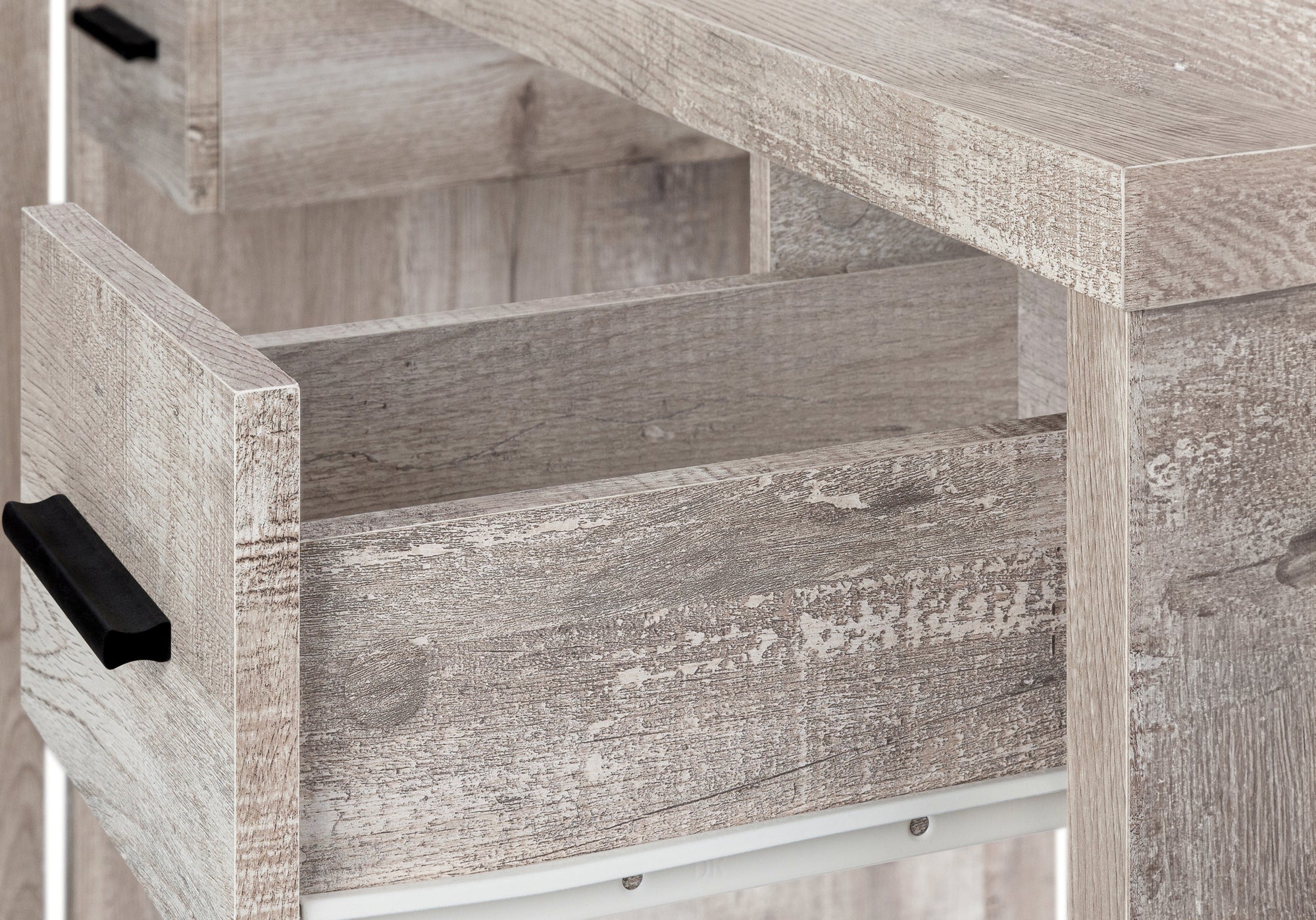 Computer Desk - Brown Reclaimed Wood L/R Facing Corner-Computer Desk-DECOROLALA