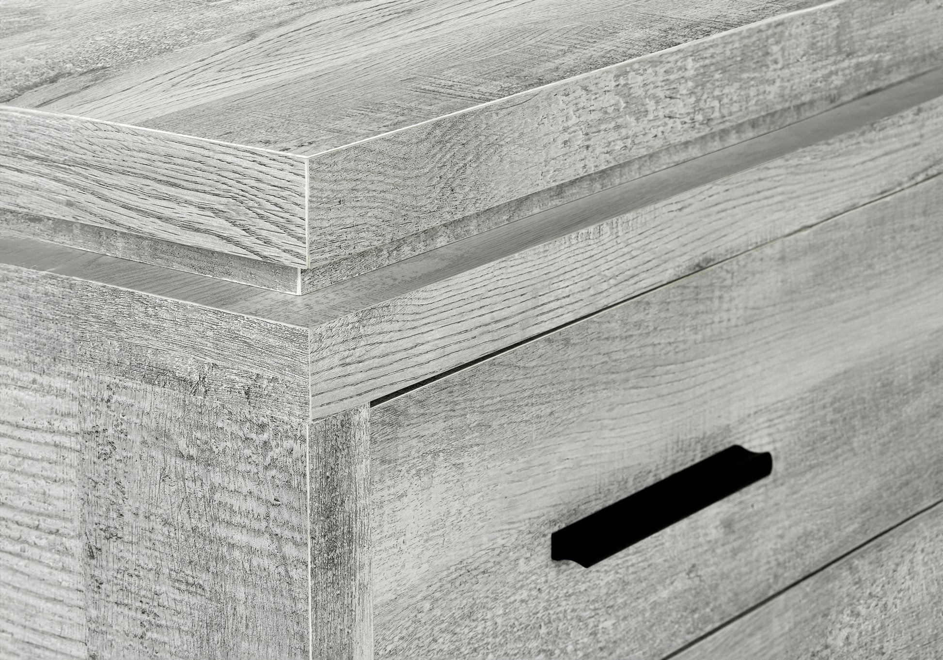 Computer Desk - Grey Reclaimed Wood L/R Facing Corner-Computer Desk-DECOROLALA