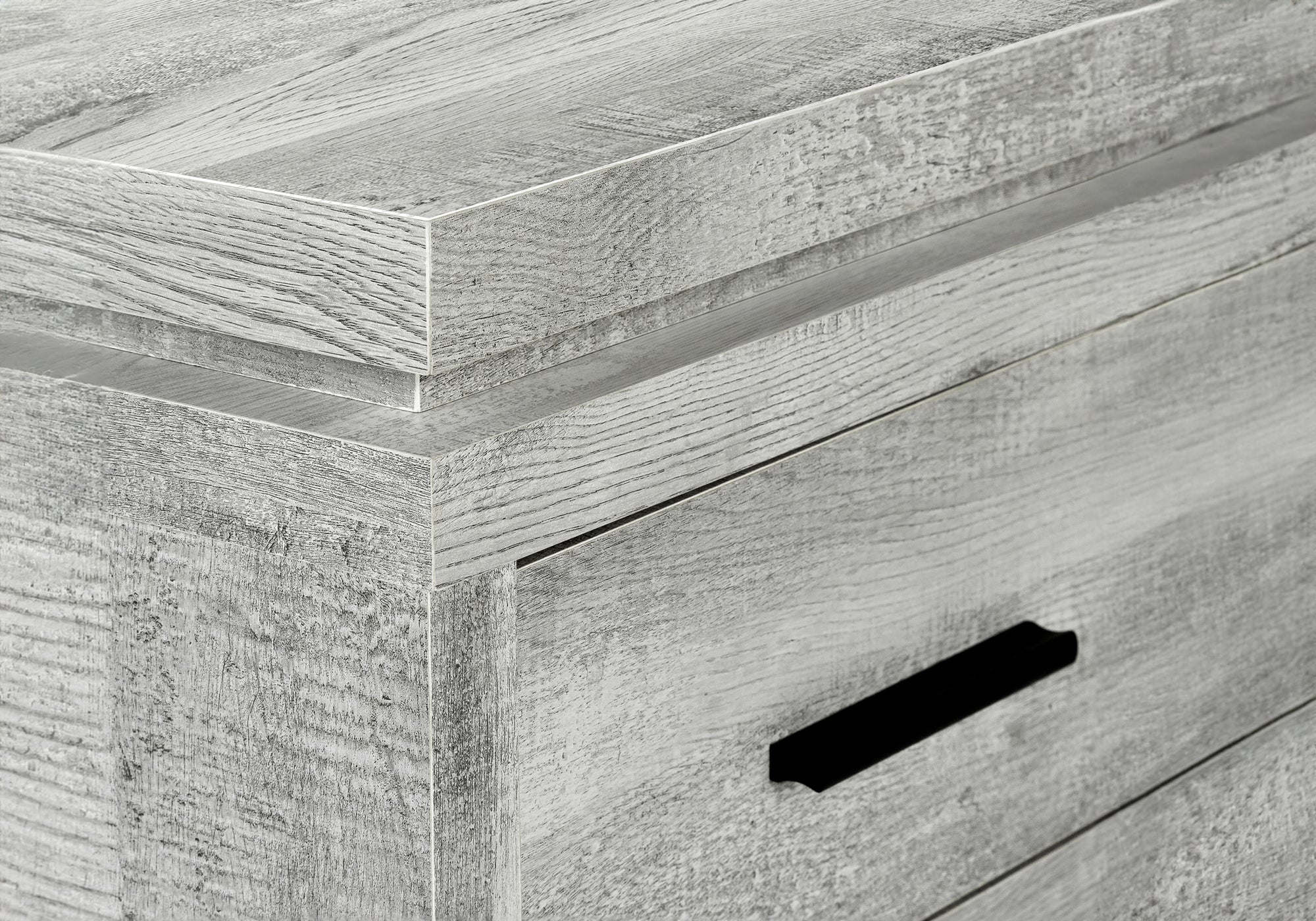 Computer Desk - Grey Reclaimed Wood L/R Facing Corner-Computer Desk-DECOROLALA