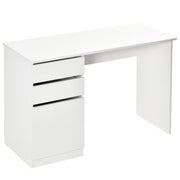 Computer Desk - White 47.25"W Modern Office-DECOROLALA