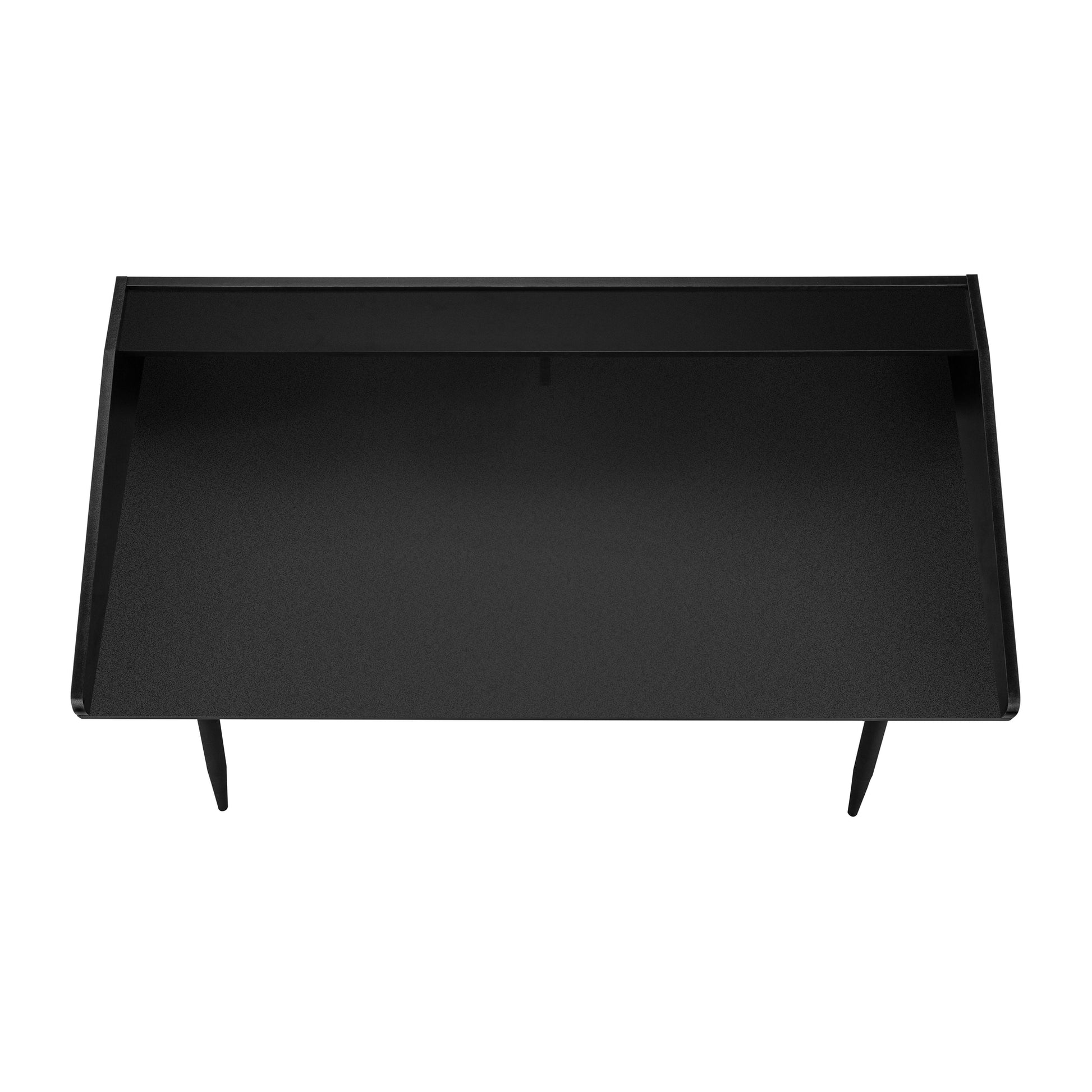 Computer Desk with Hutch 48" Natural Wood White Metal-Computer Desk-DECOROLALA