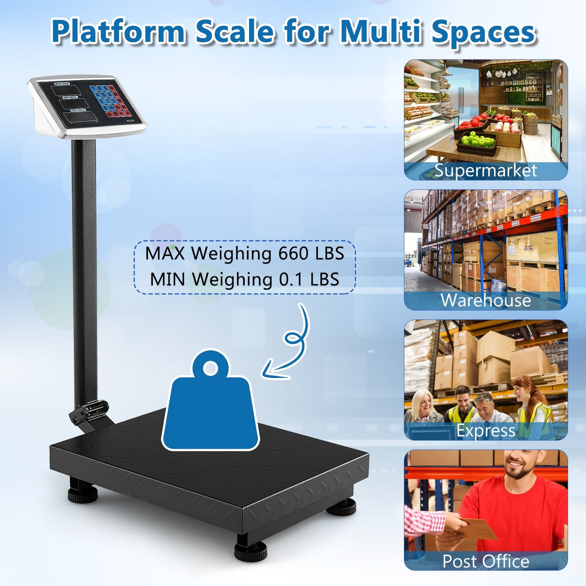 Computing Digital Platform Scale with Price Calculator-Kitchen Tools-DECOROLALA