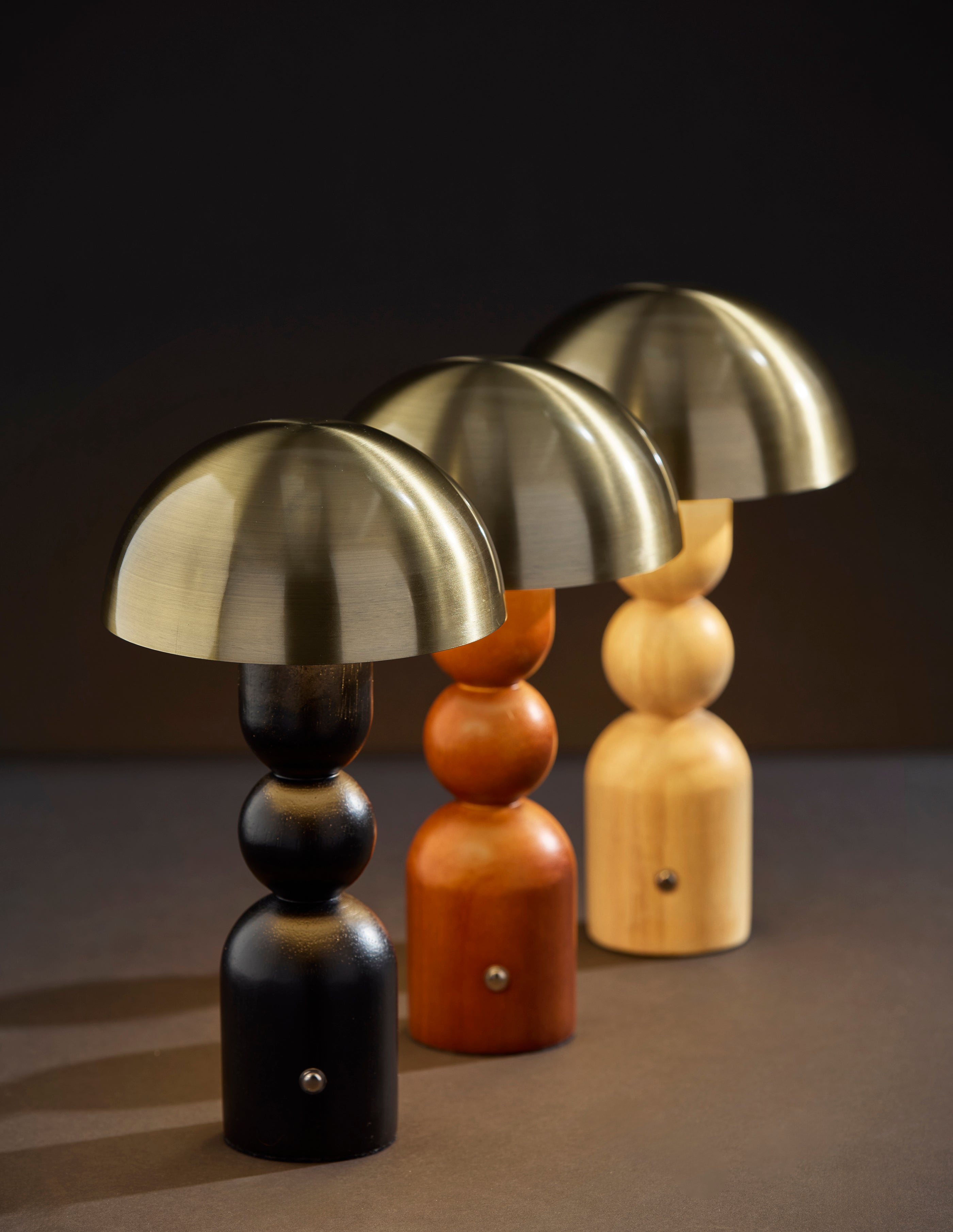 Connie LED Cordless Table Lamp- Black-Lighting-DECOROLALA