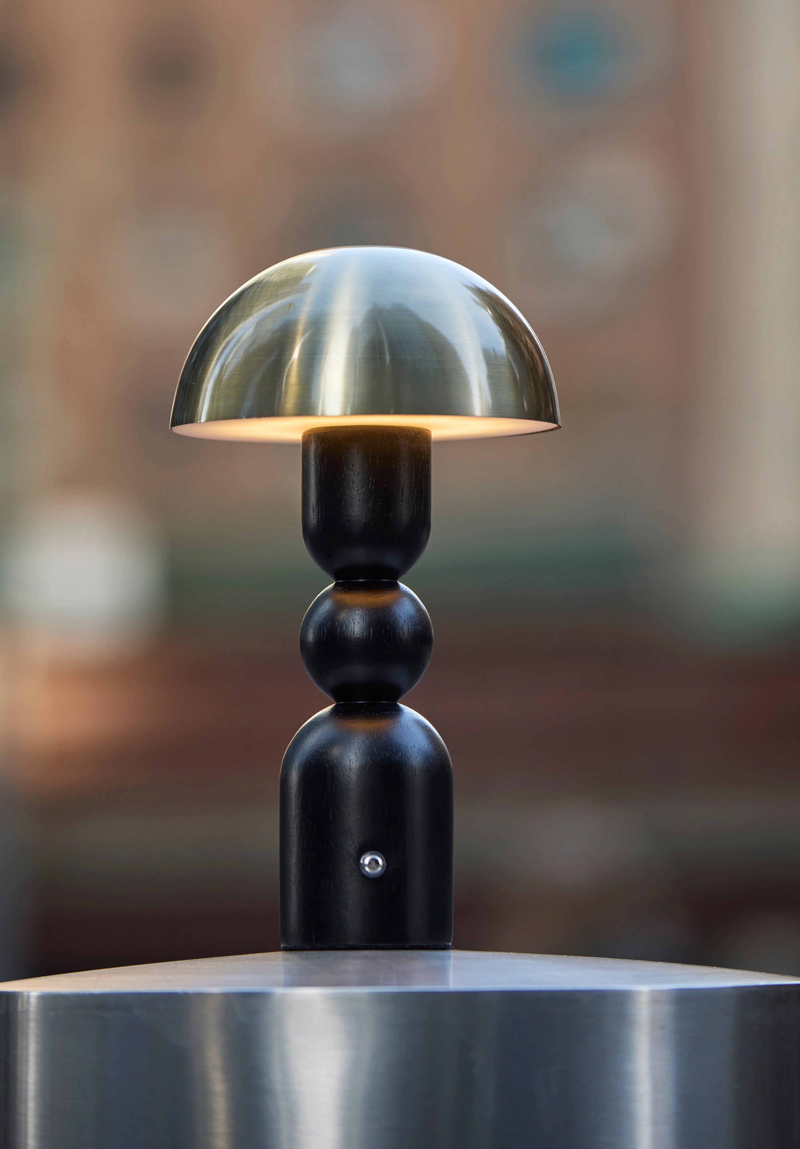 Connie LED Cordless Table Lamp- Black-Lighting-DECOROLALA