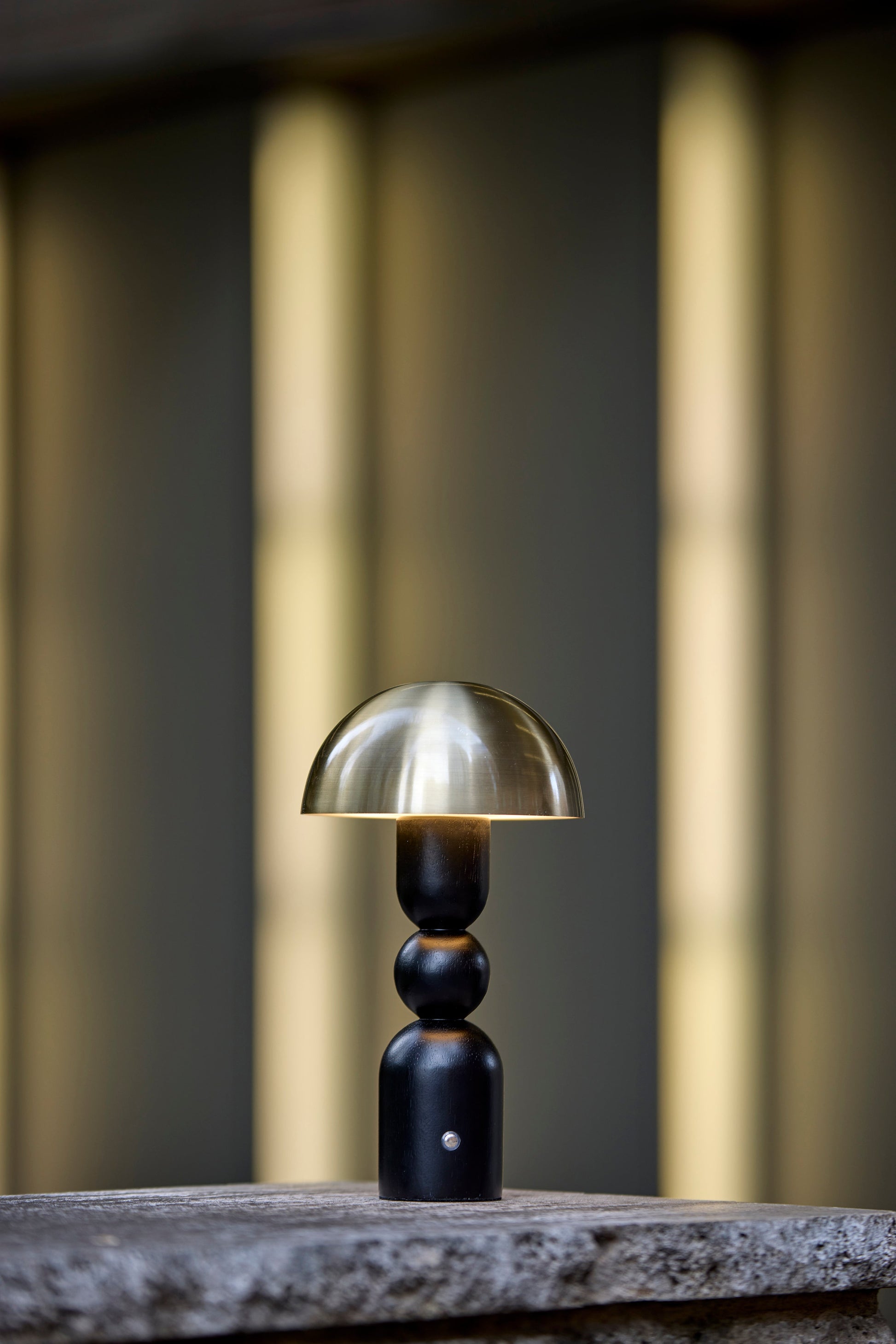 Connie LED Cordless Table Lamp- Black-Lighting-DECOROLALA