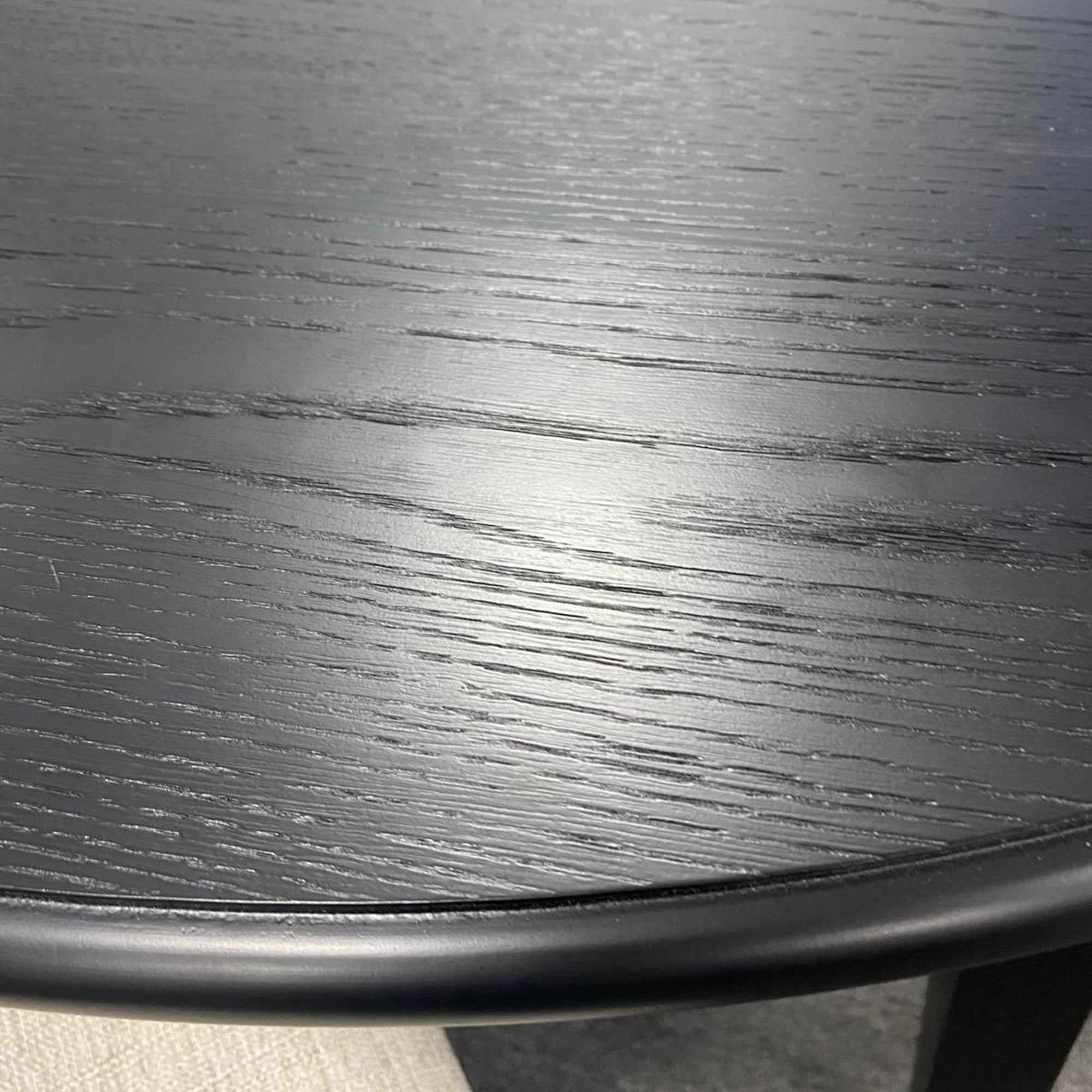 Conrad 5-Piece Round Dining Set - Black Drop Leaf Table-DECOROLALA