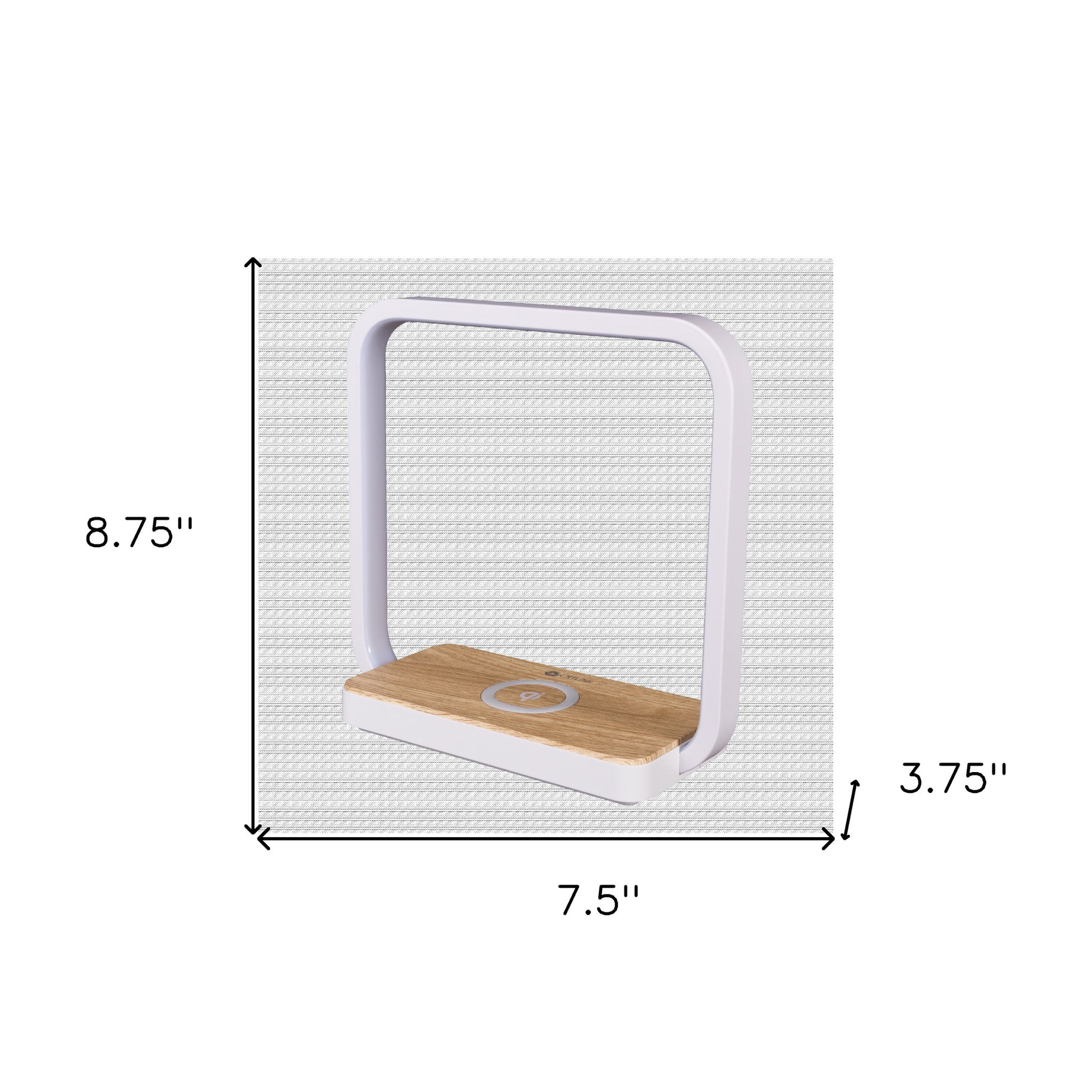 Contemporary White Wireless Phone Charger-Table Lamps-DECOROLALA