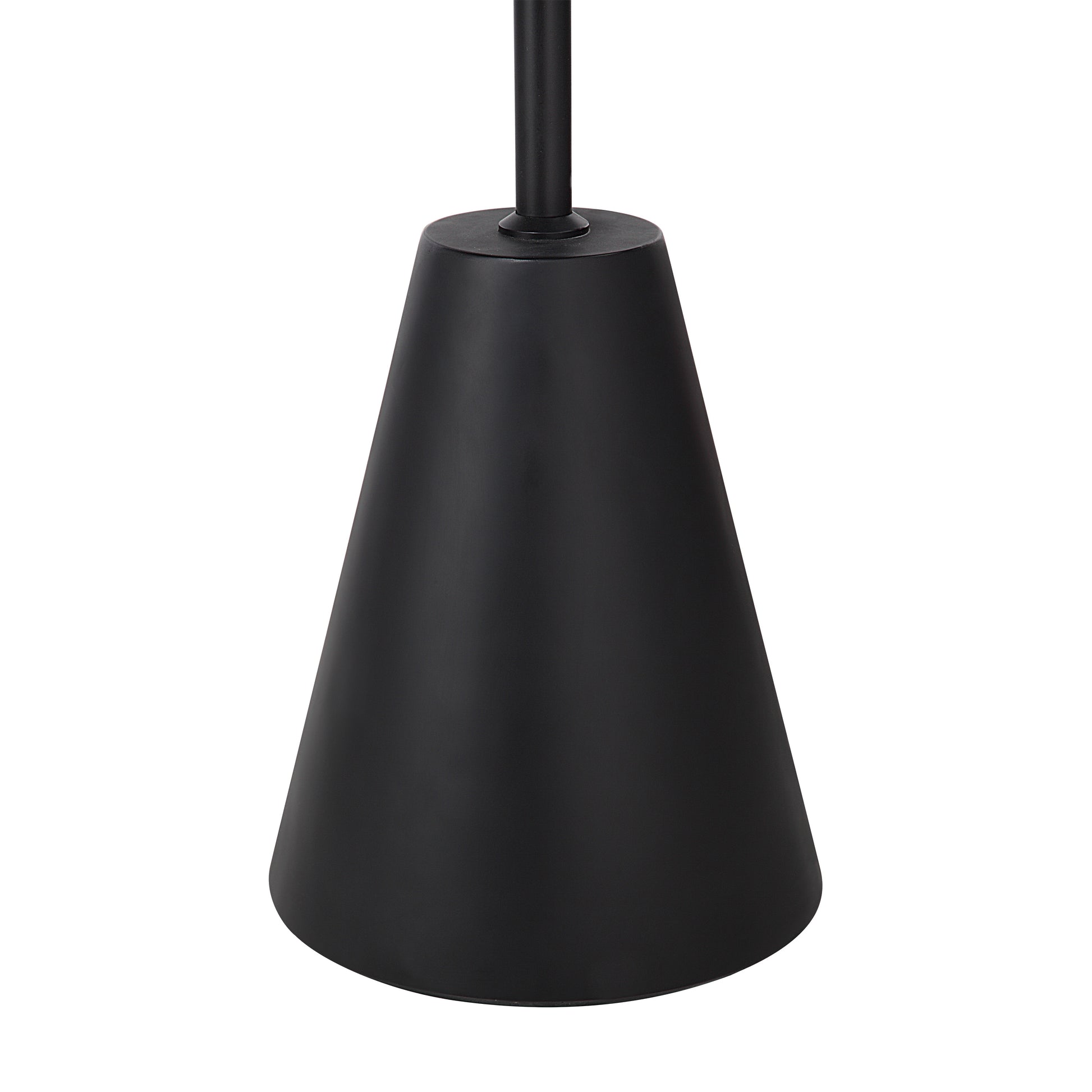 Cooke 65 - 75" Tall Matte Black Floor Lamp with Shade-Floor Lamp-DECOROLALA