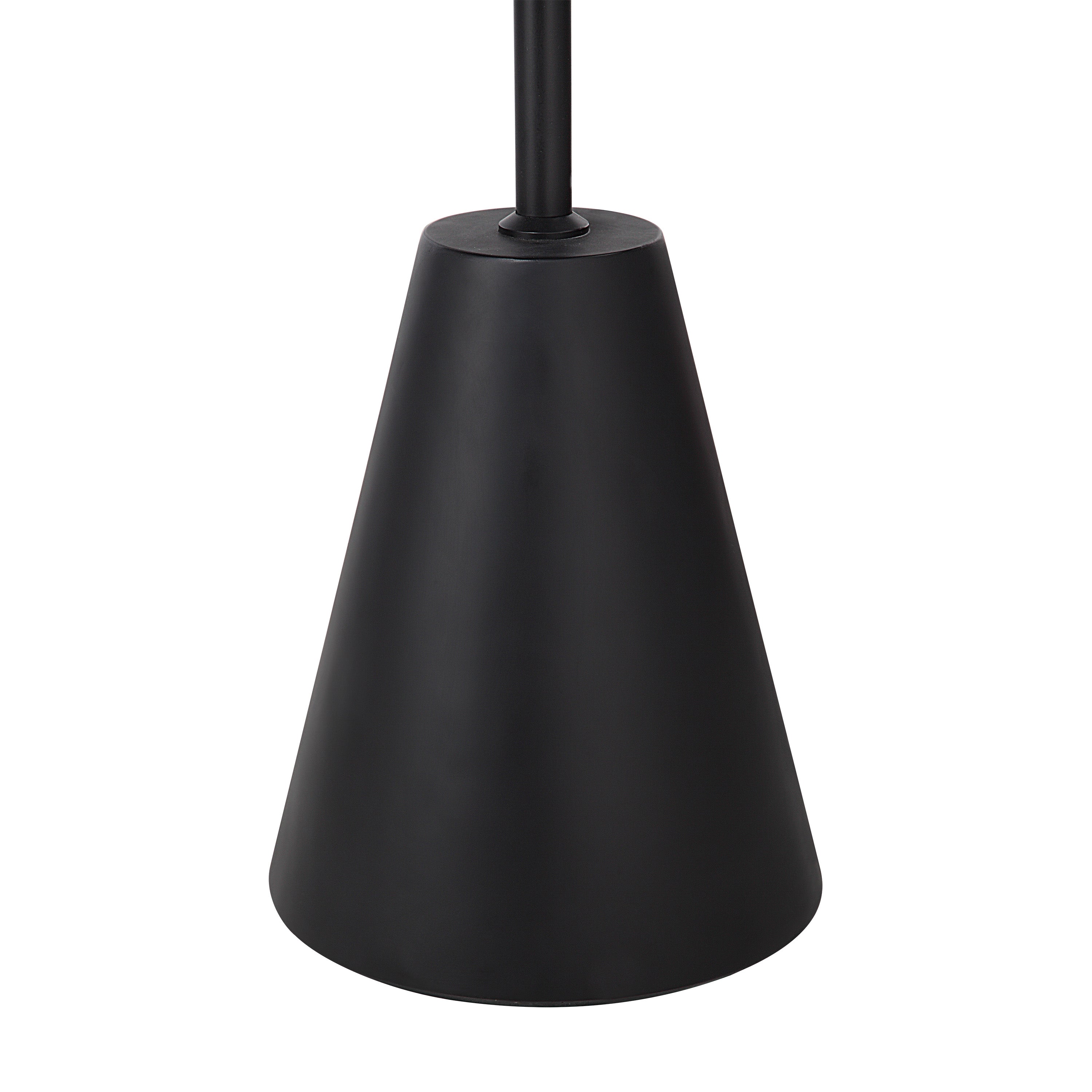Cooke 65 - 75" Tall Matte Black Floor Lamp with Shade-Floor Lamp-DECOROLALA