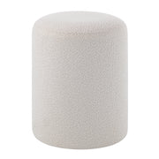 Corbin Indoor Boucle Ottoman, Off-White-Ottoman-DECOROLALA