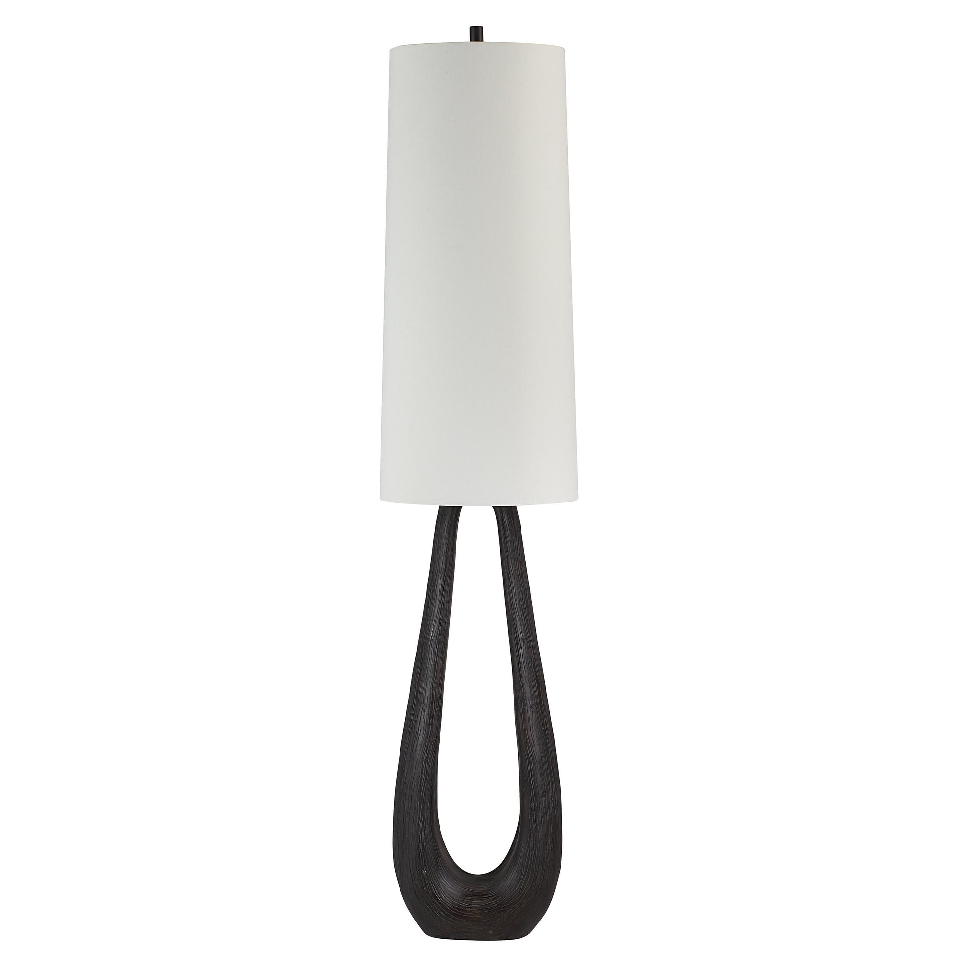 Cornelia 62.5" Floor Lamp with Dimmer, Brown-Floor Lamp-DECOROLALA