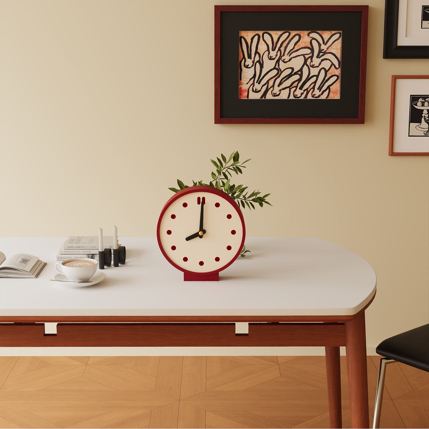 Corner View Double-Sided Clock-Clock-DECOROLALA