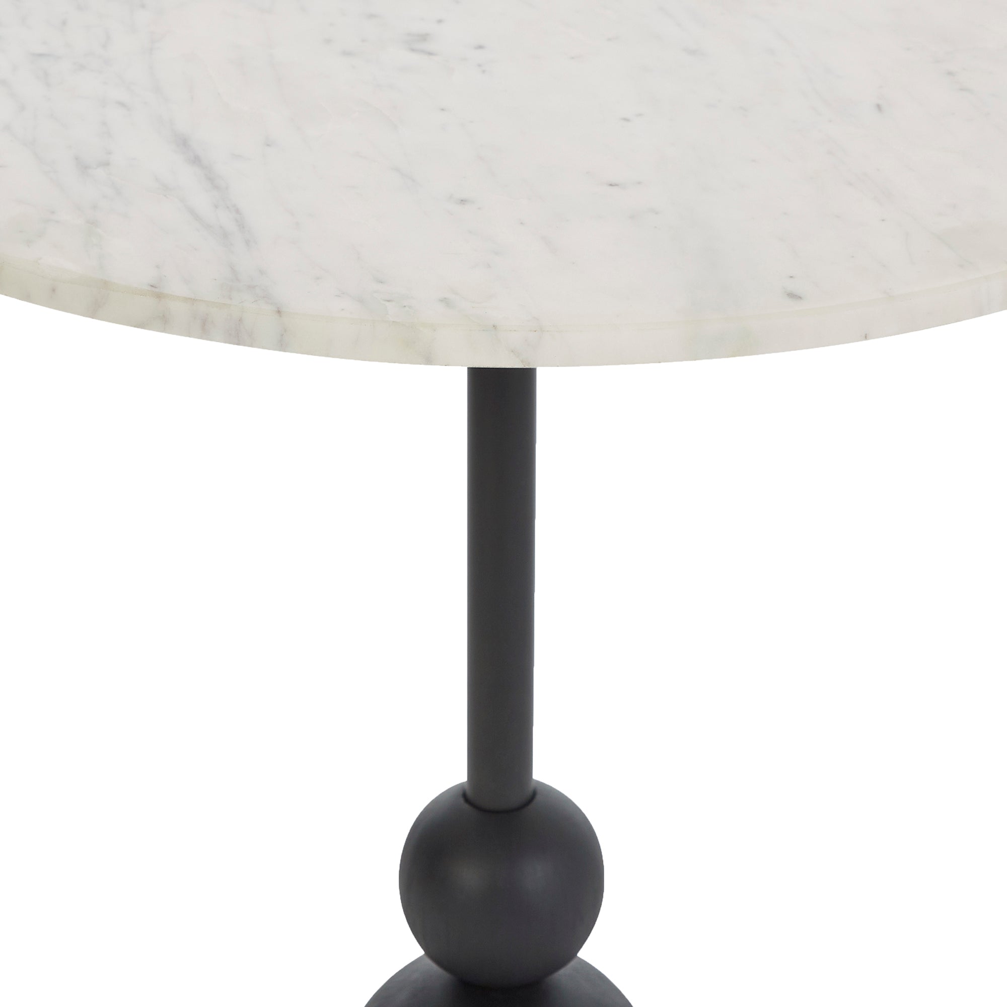 Corrine Indoor Aluminum Table, Matte Black-Table-DECOROLALA