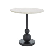 Corrine Indoor Aluminum Table, Matte Black-Table-DECOROLALA