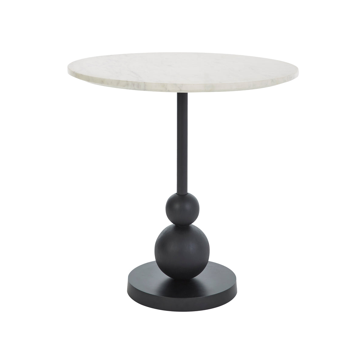 Corrine Indoor Aluminum Table, Matte Black-Tables-DECOROLALA