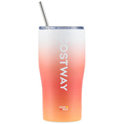 Costway Tainless Steel Tumbler with Lid and Metal Straw-Kitchen Utensils-DECOROLALA