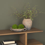 Cotto Round w/ Handles Weathered Terracotta Decorative Bowl-Bowls-DECOROLALA