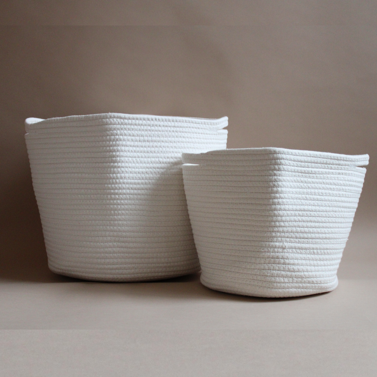 Cotton Rope Basket - Large-Baskets-DECOROLALA