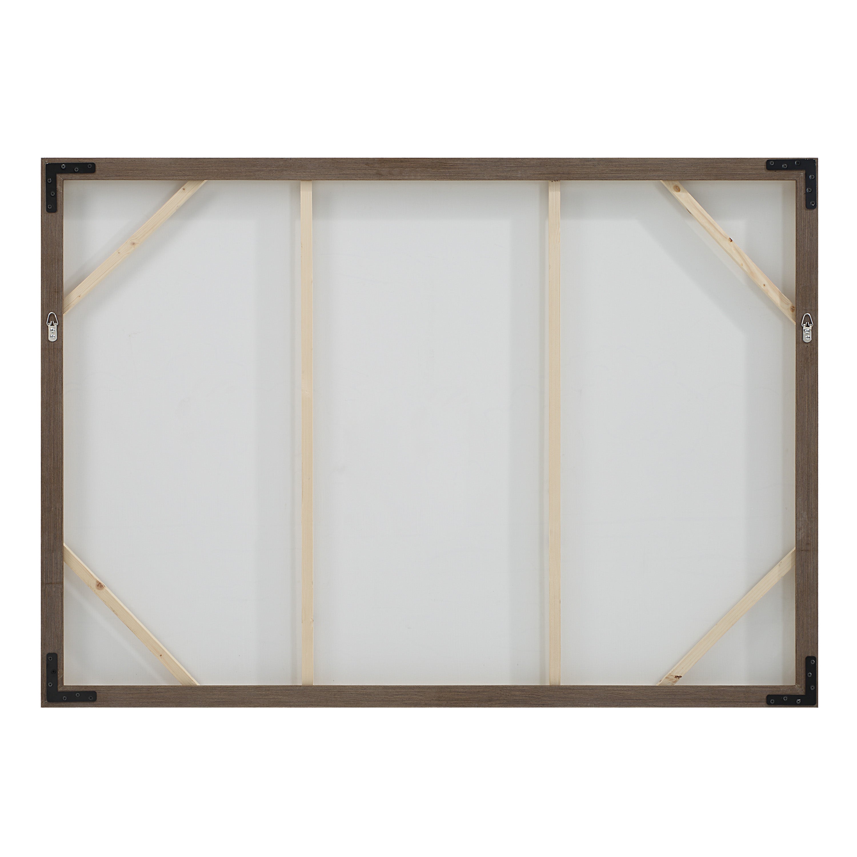 Country 60" Wide Canvas Art, White, Grey, Beige-Canvas Art-DECOROLALA