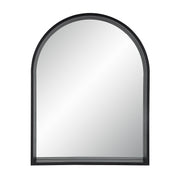 Cove 46" Tall Arch Rectangular Mirror, Matte Black-Mirror-DECOROLALA