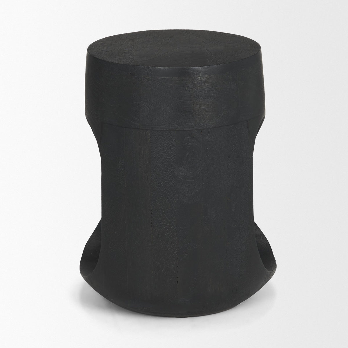 Cove Light Brown Sculptural Open Side Table-End and Side Tables-DECOROLALA