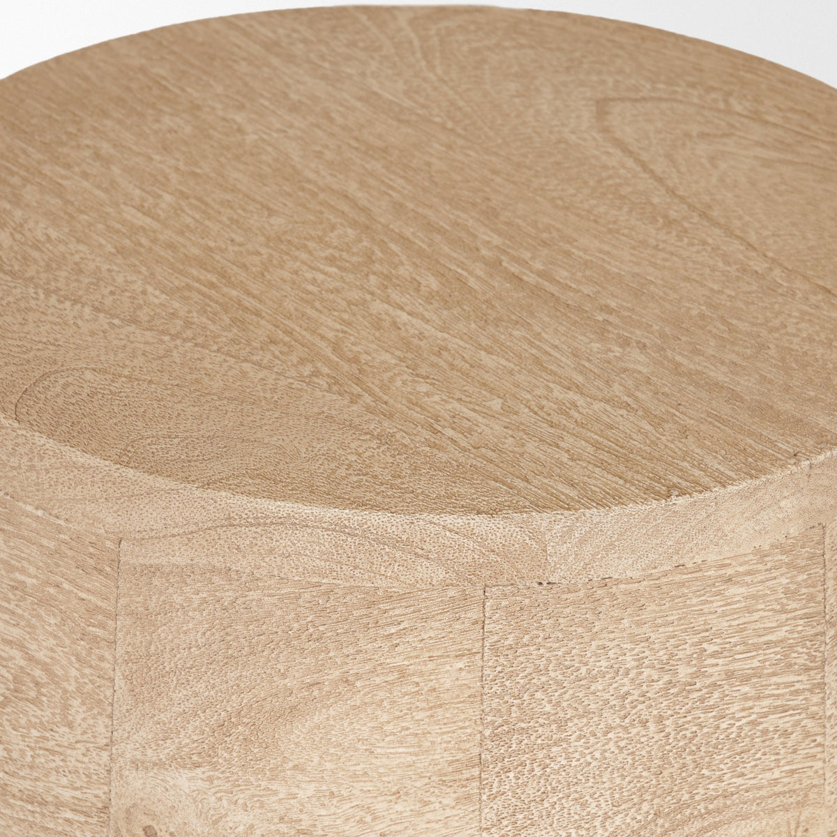 Cove Light Brown Sculptural Open Side Table-End and Side Tables-DECOROLALA