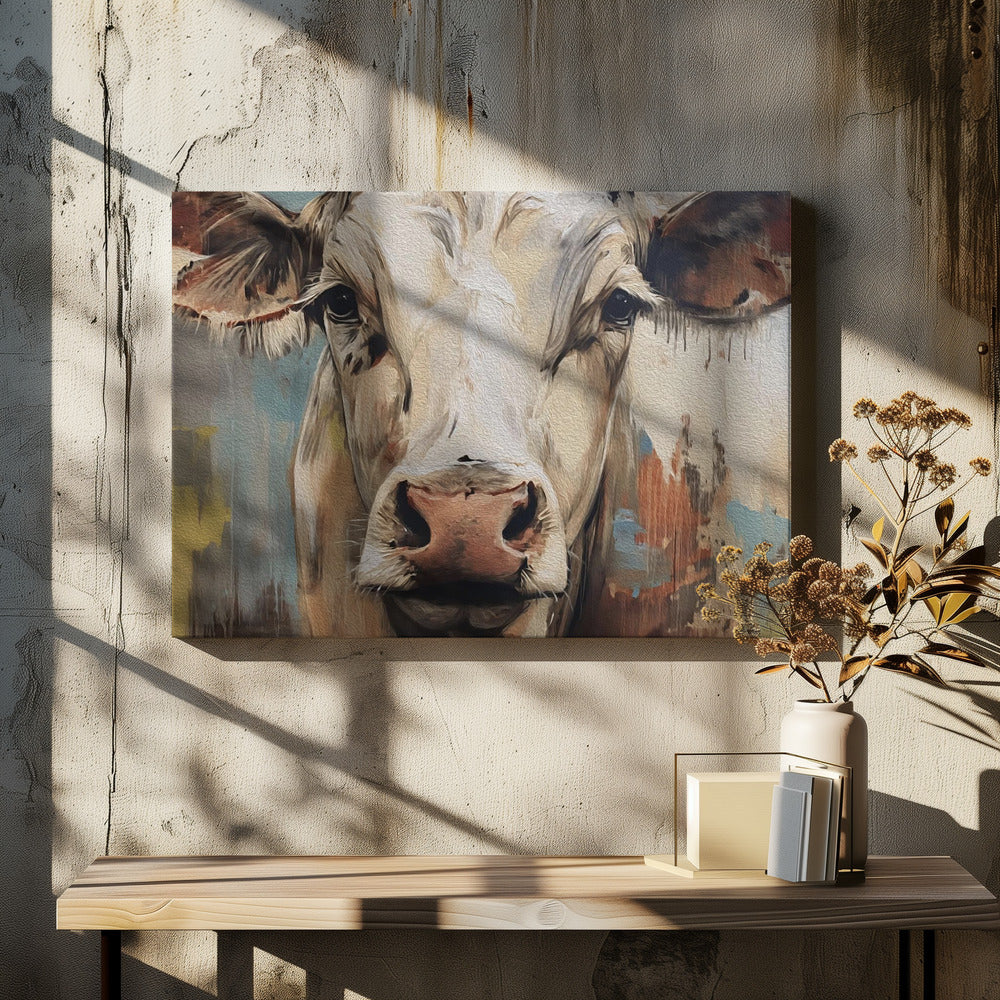 Cow No 1-canvas-DECOROLALA