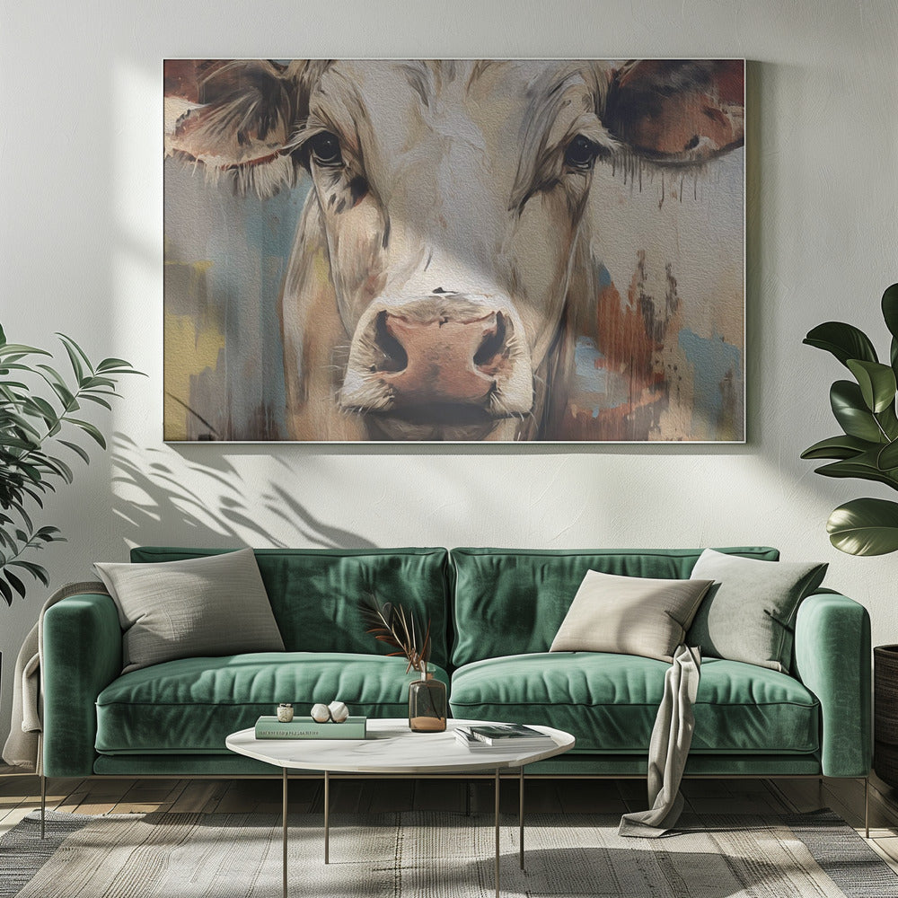 Cow No 1-canvas-DECOROLALA