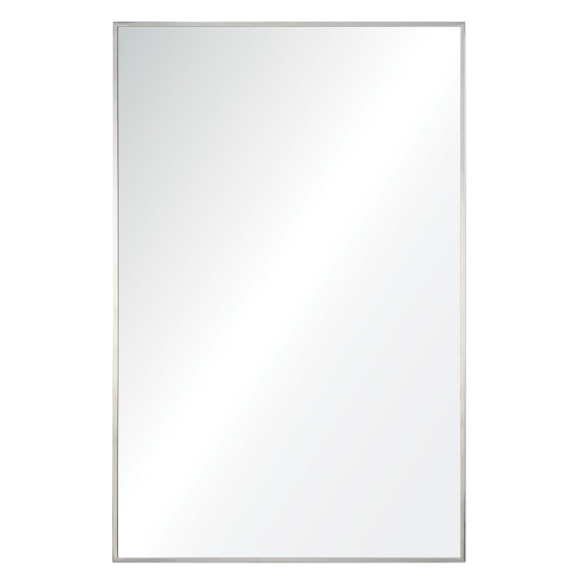 Crake 36" Tall Rectangle Wall Mirror, Grey-Mirror-DECOROLALA