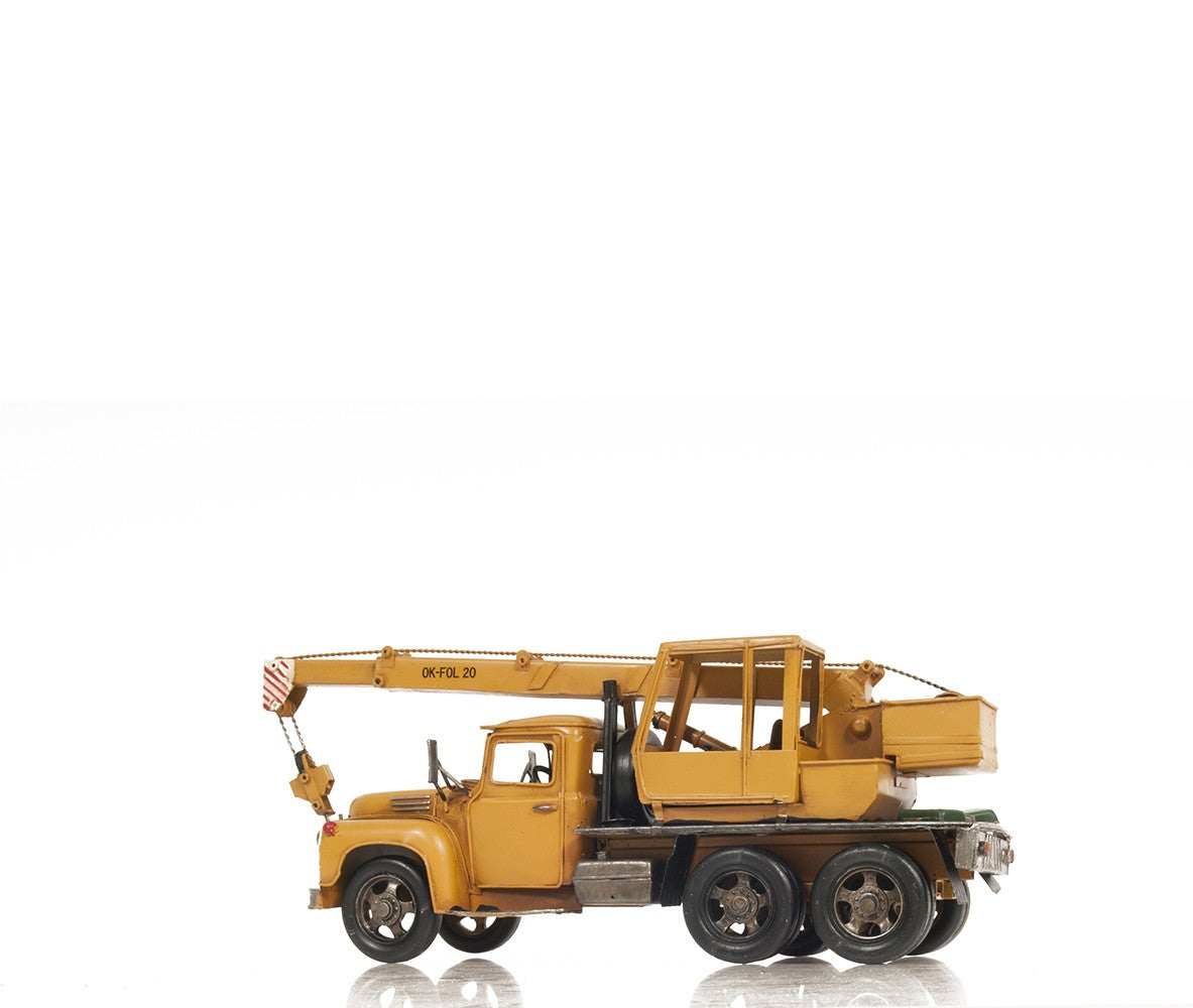 Crane Truck Sculpture-Sculptures-DECOROLALA
