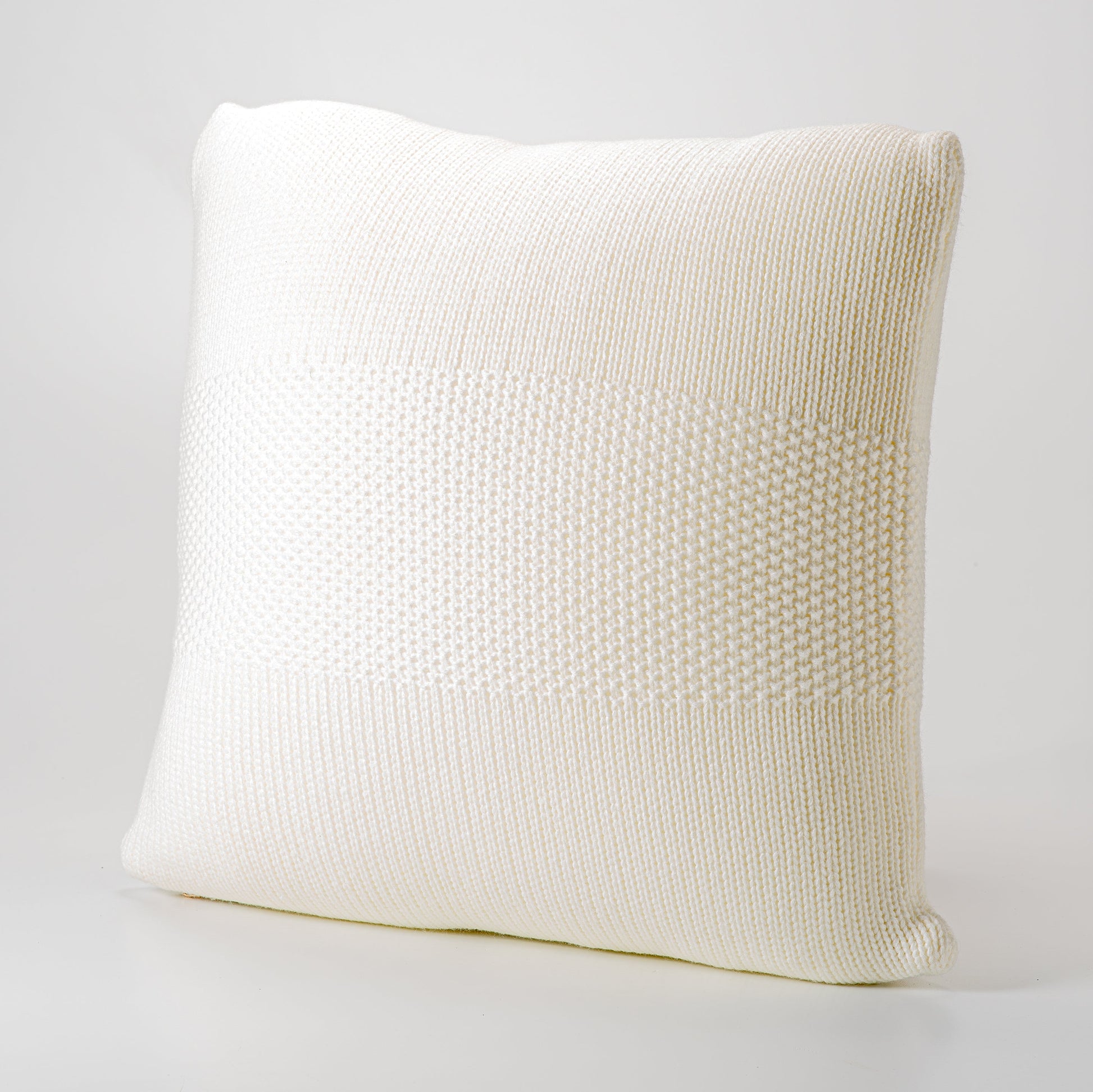 Cream Knit Decorative Pillow-Decorative Cushions-DECOROLALA