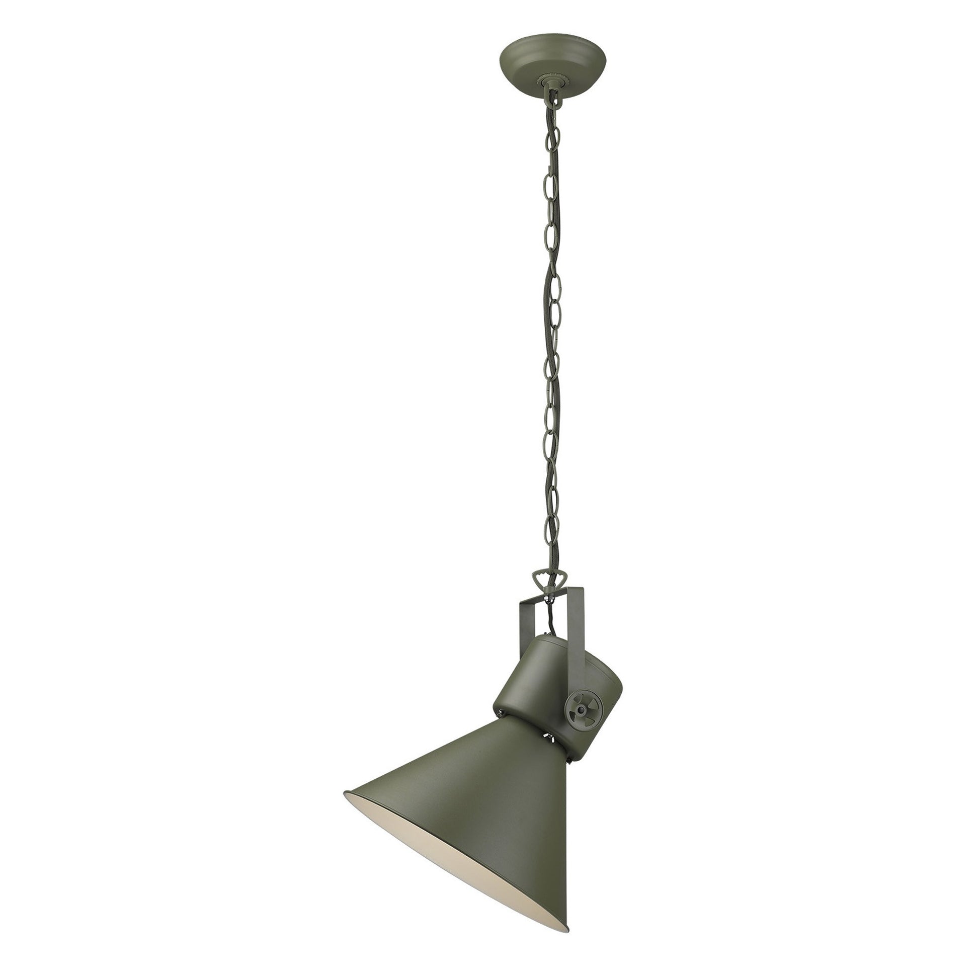 Crew 1-Light Green Pendant-Pendants-Hanging Lights-DECOROLALA