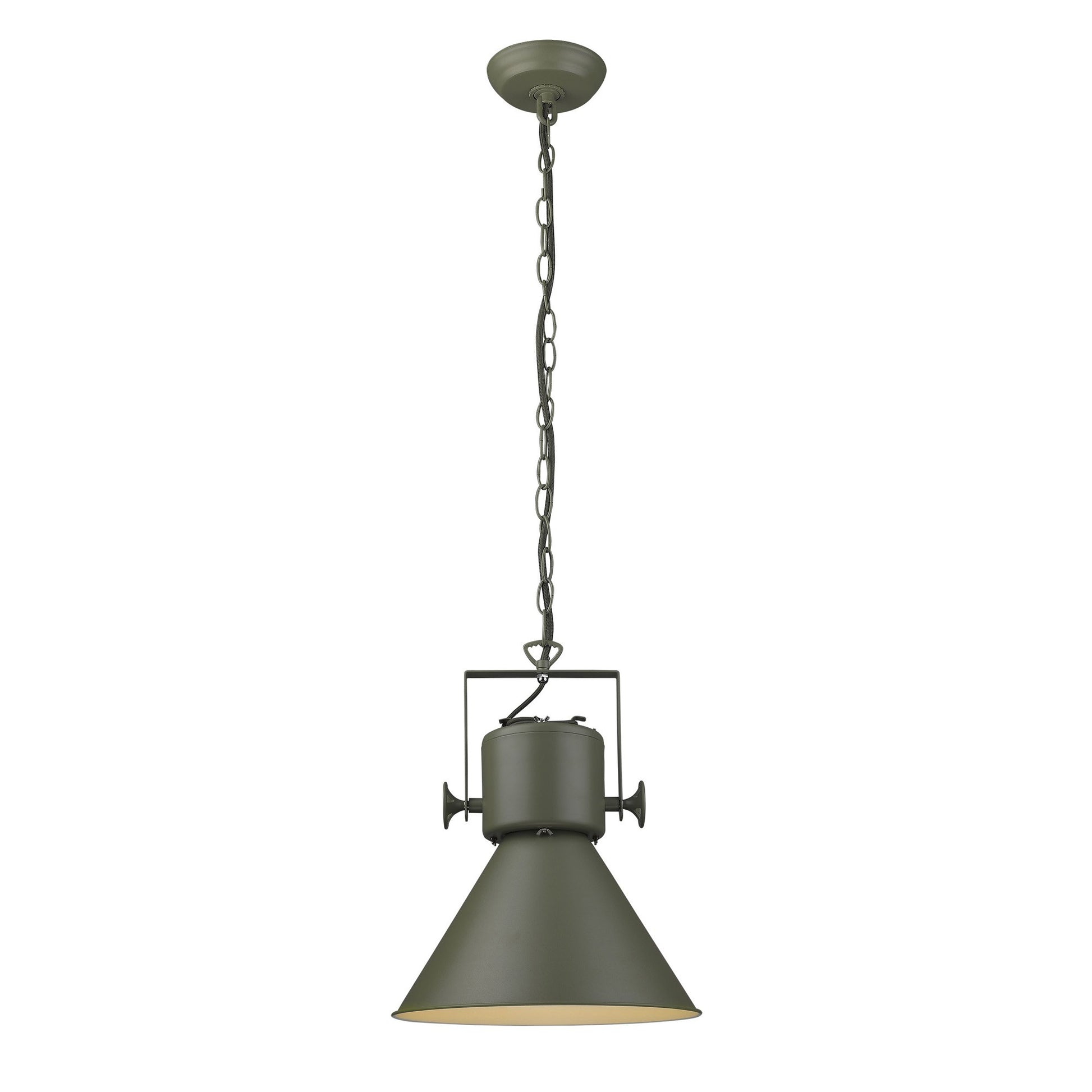Crew 1-Light Green Pendant-Pendants-Hanging Lights-DECOROLALA